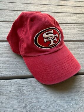 47 Brand San Francisco 49ers Red Fitted Hat XL NFL Team Apparel Cap